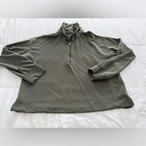 Athleta Sage Green Zip-Up Top
